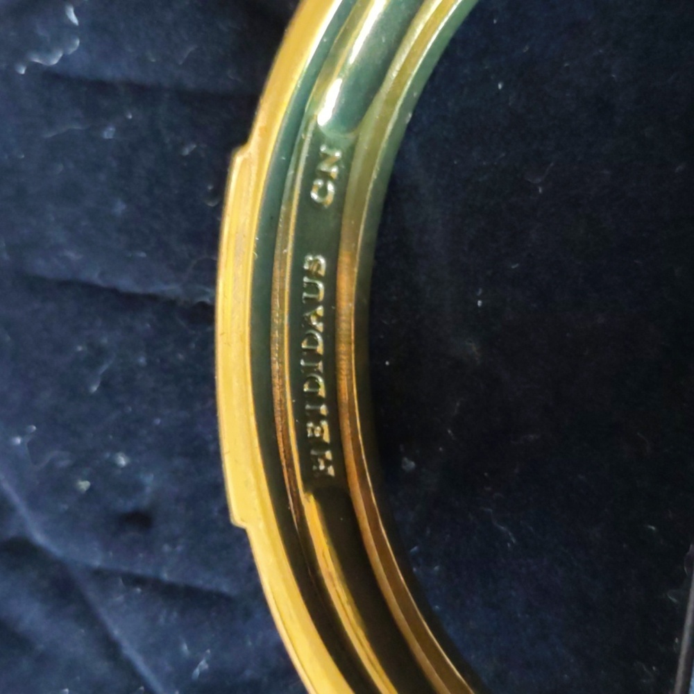 Heidi Daus Bronze Gold and Blue 3 Piece Bracelet Set - Picture 6 of 6